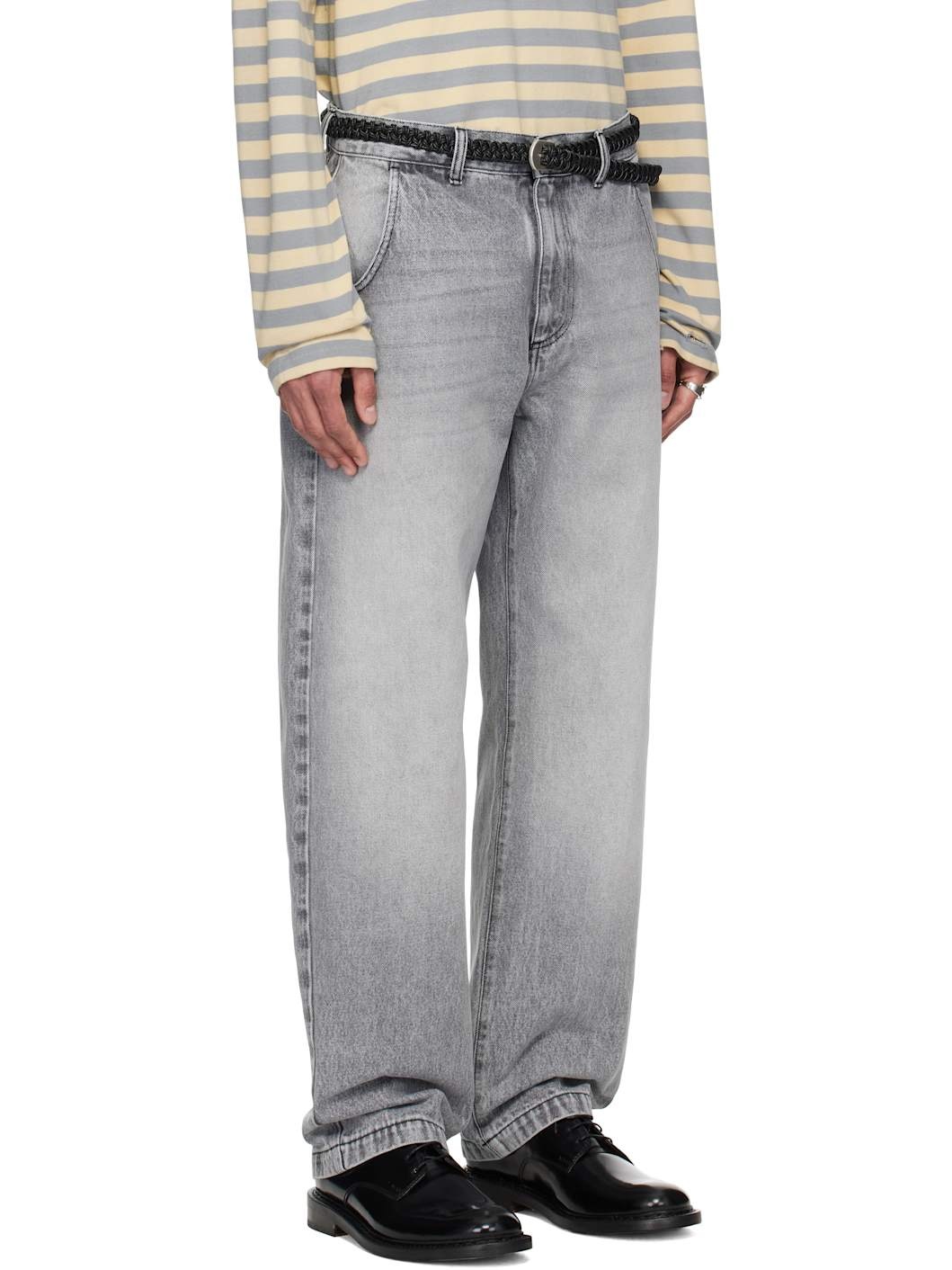 Gray Regular Jeans - 2