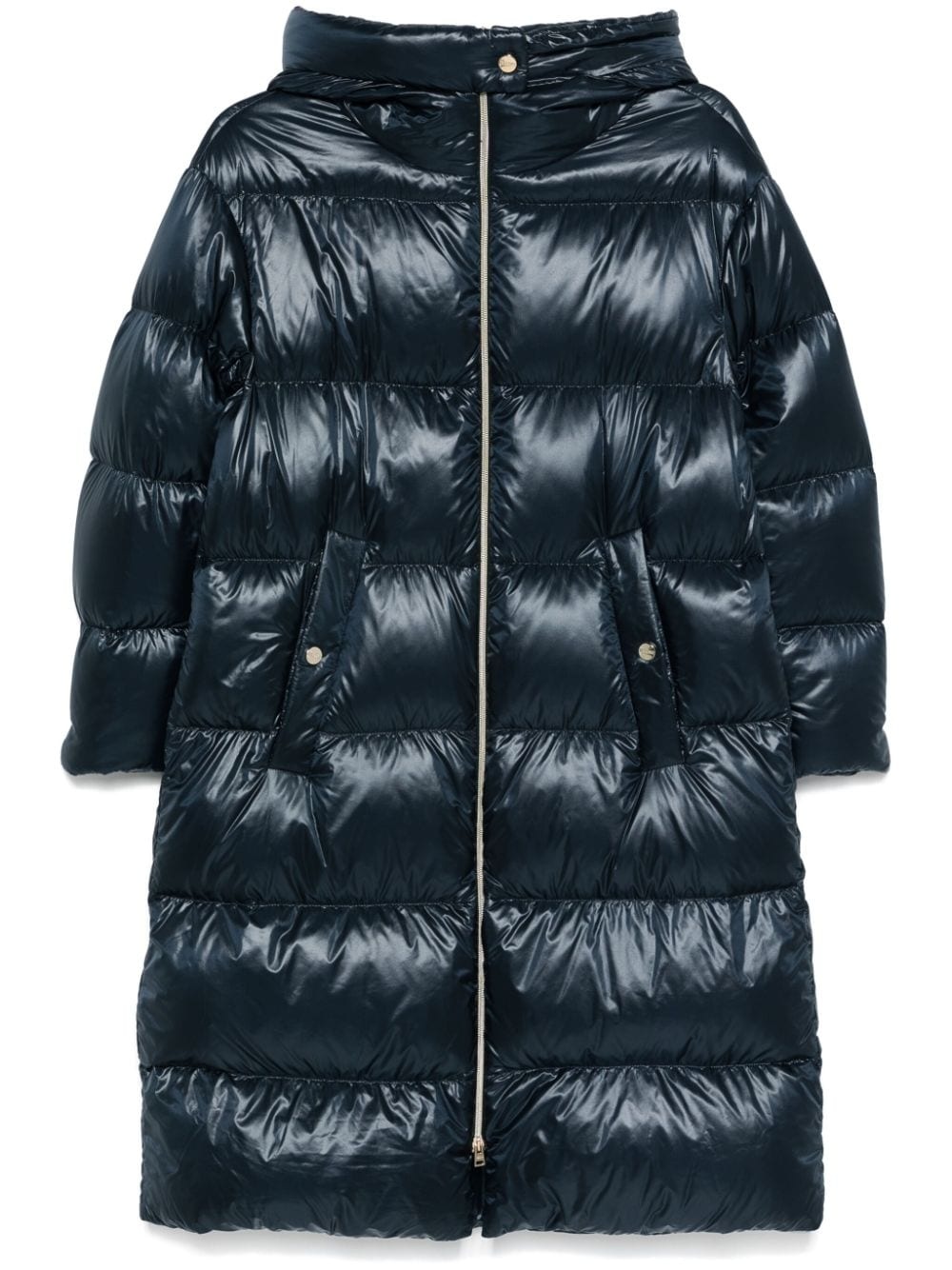 padded parka coat - 1