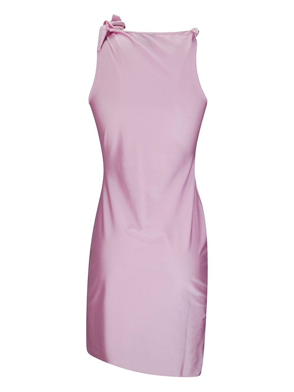 asymmetric mini dress - 2