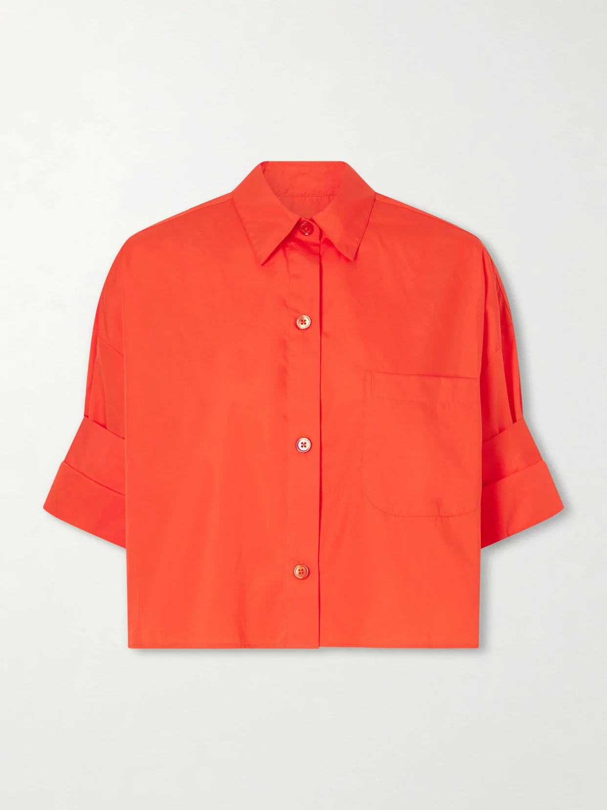 Next Ex Cropped Cotton Shirt - 1