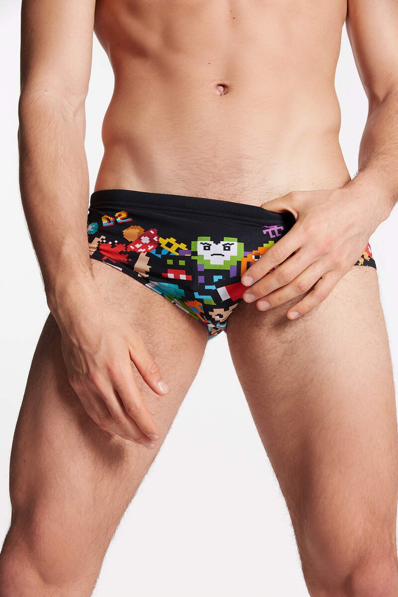 PIXEL GAMER SWIM BRIEF - 3