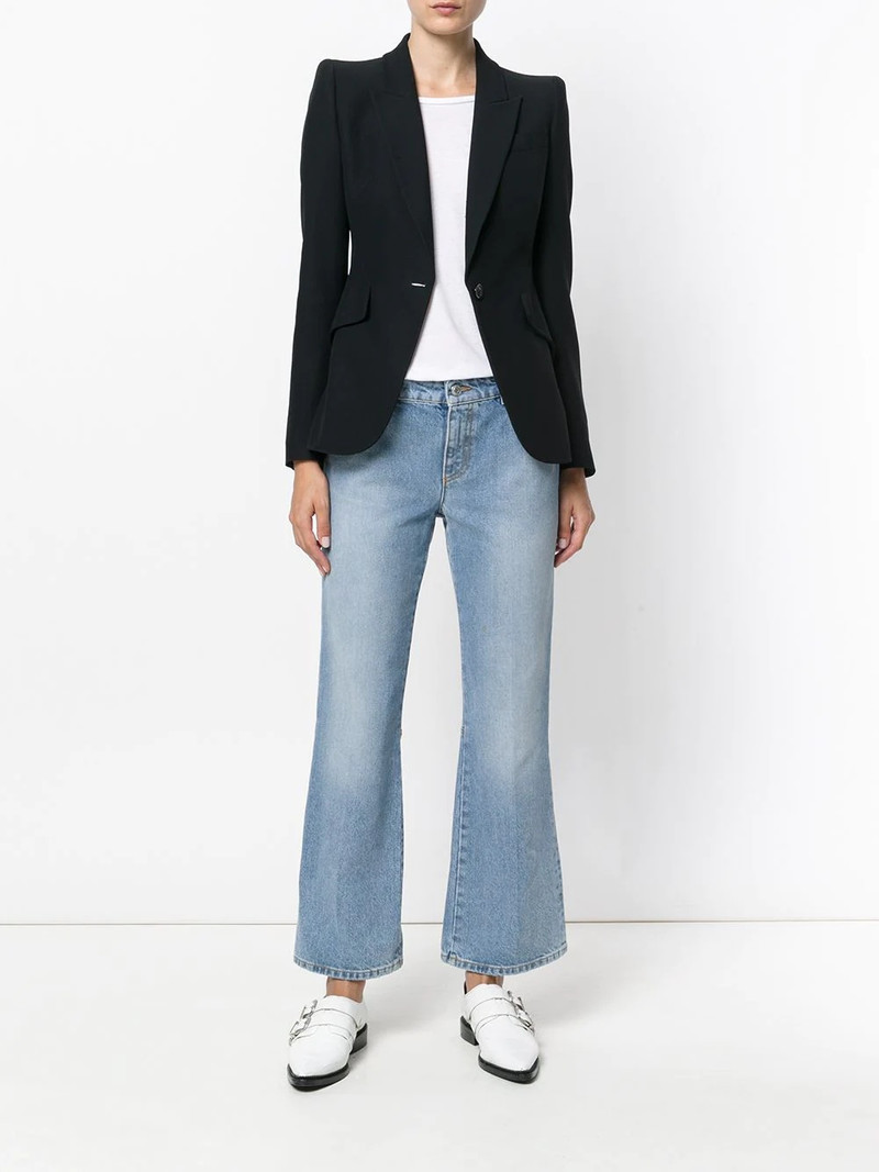 Alexander McQueen flared jeans outlook