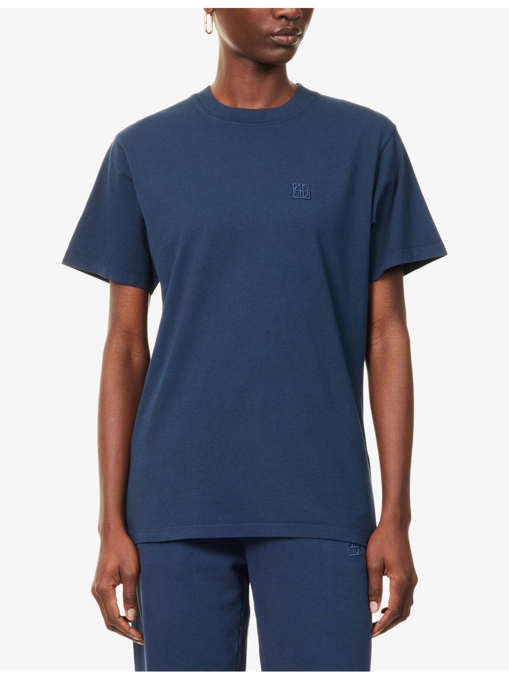 Lili Monogram Cotton-Jersey T-Shirt - 3