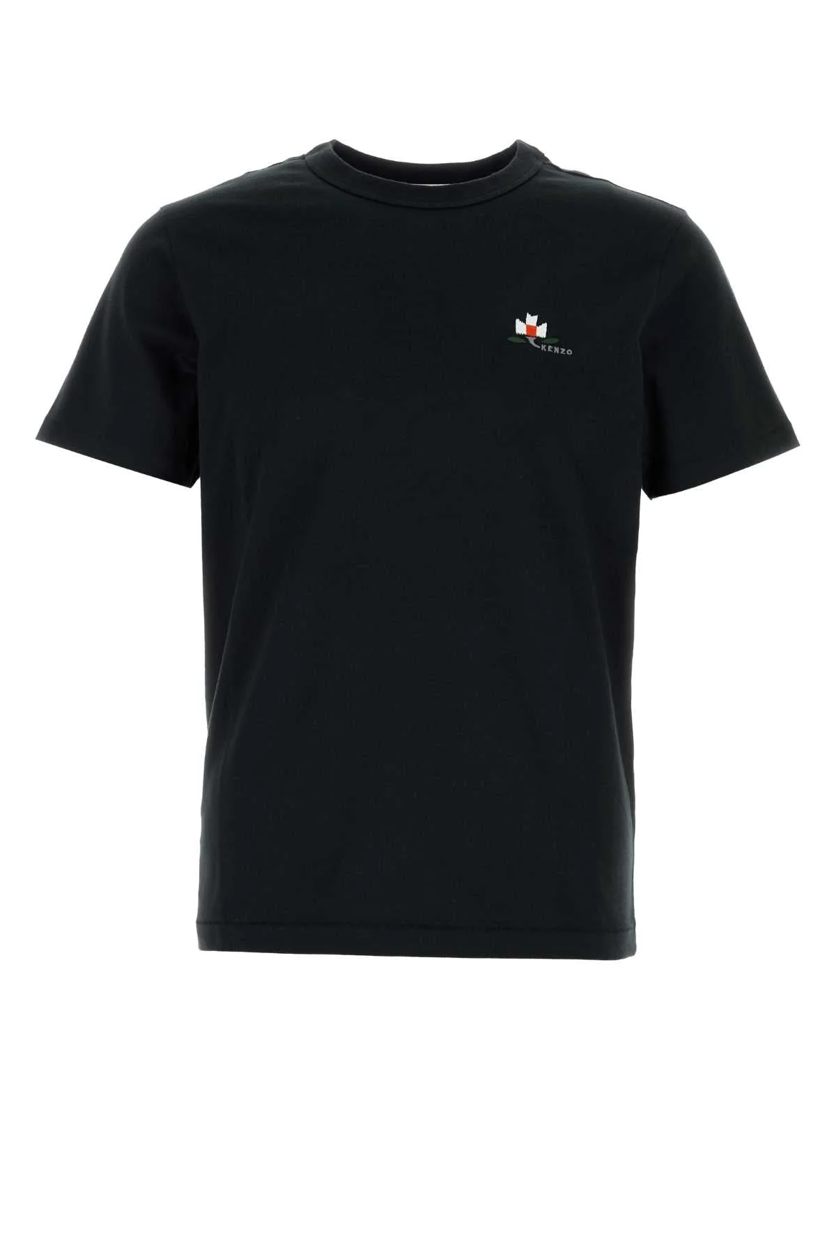 Kenzo Men Black Cotton T-Shirt - 1