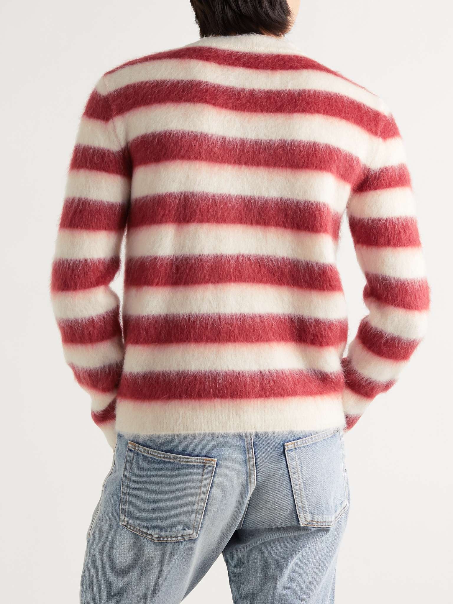 Striped Knitted Sweater - 4