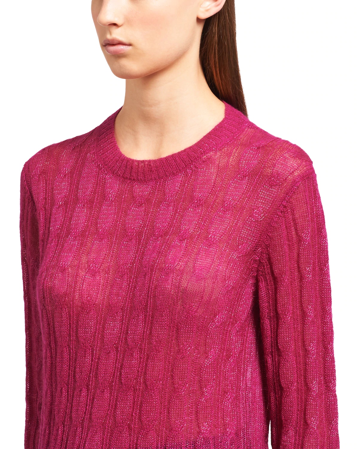 Mohair crew-neck sweater - 5