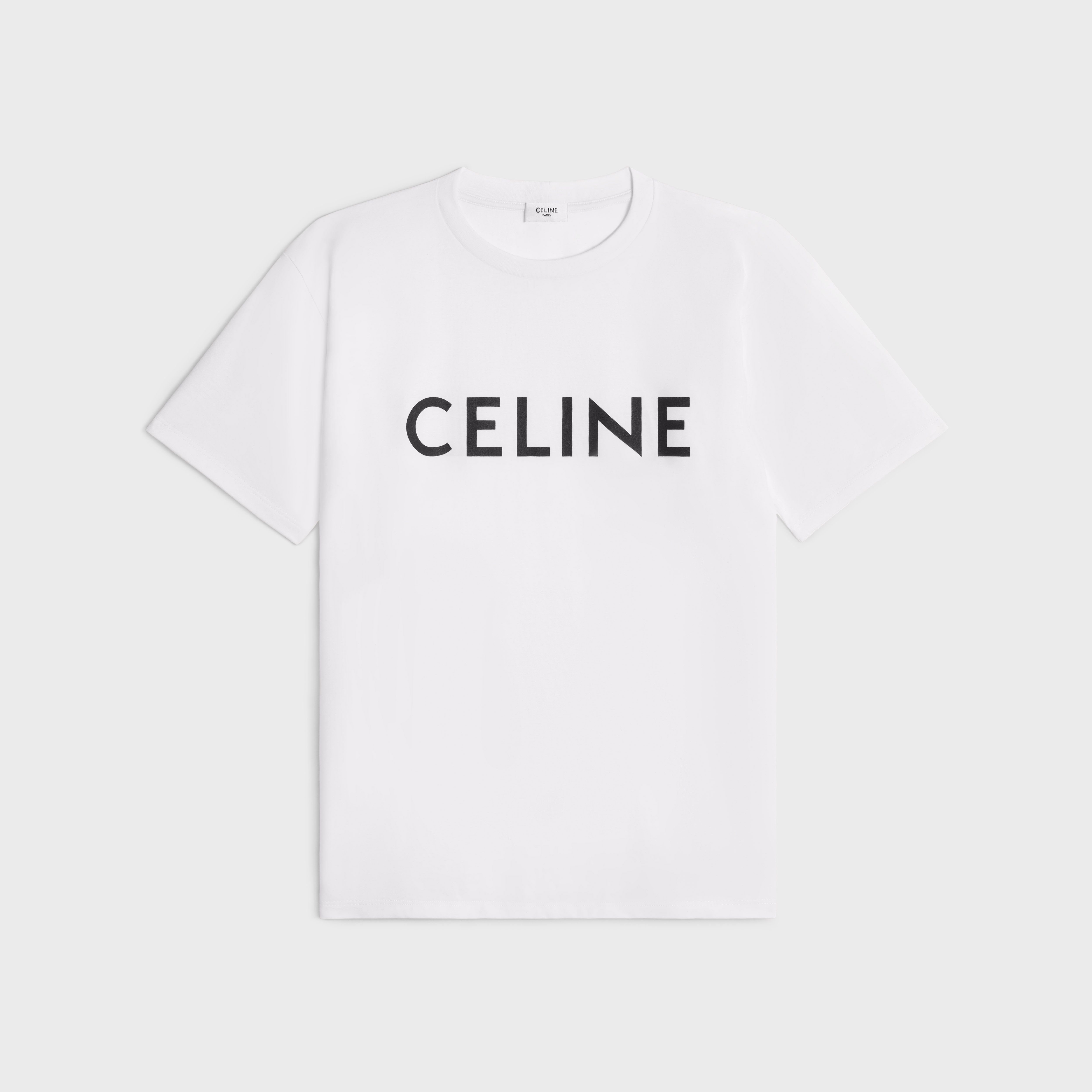 CELINE LOOSE T-SHIRT IN COTTON JERSEY