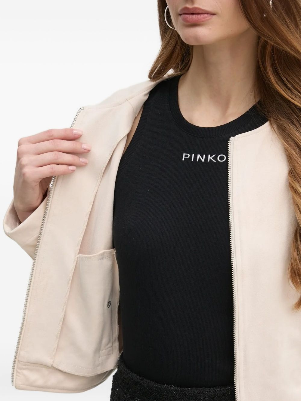zip-up fitted jacket - 5