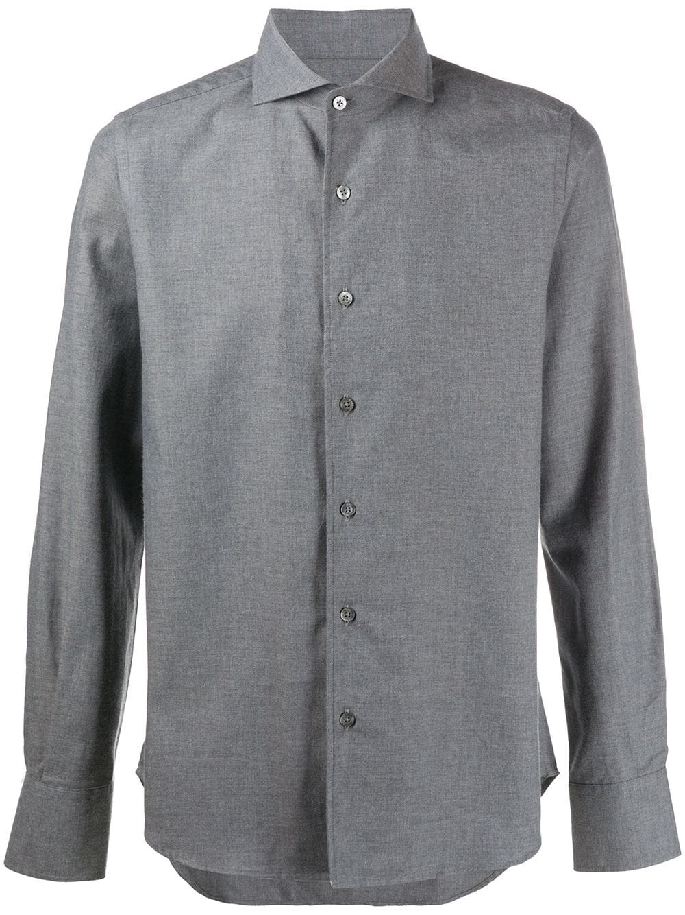 plain cutaway collar shirt - 1