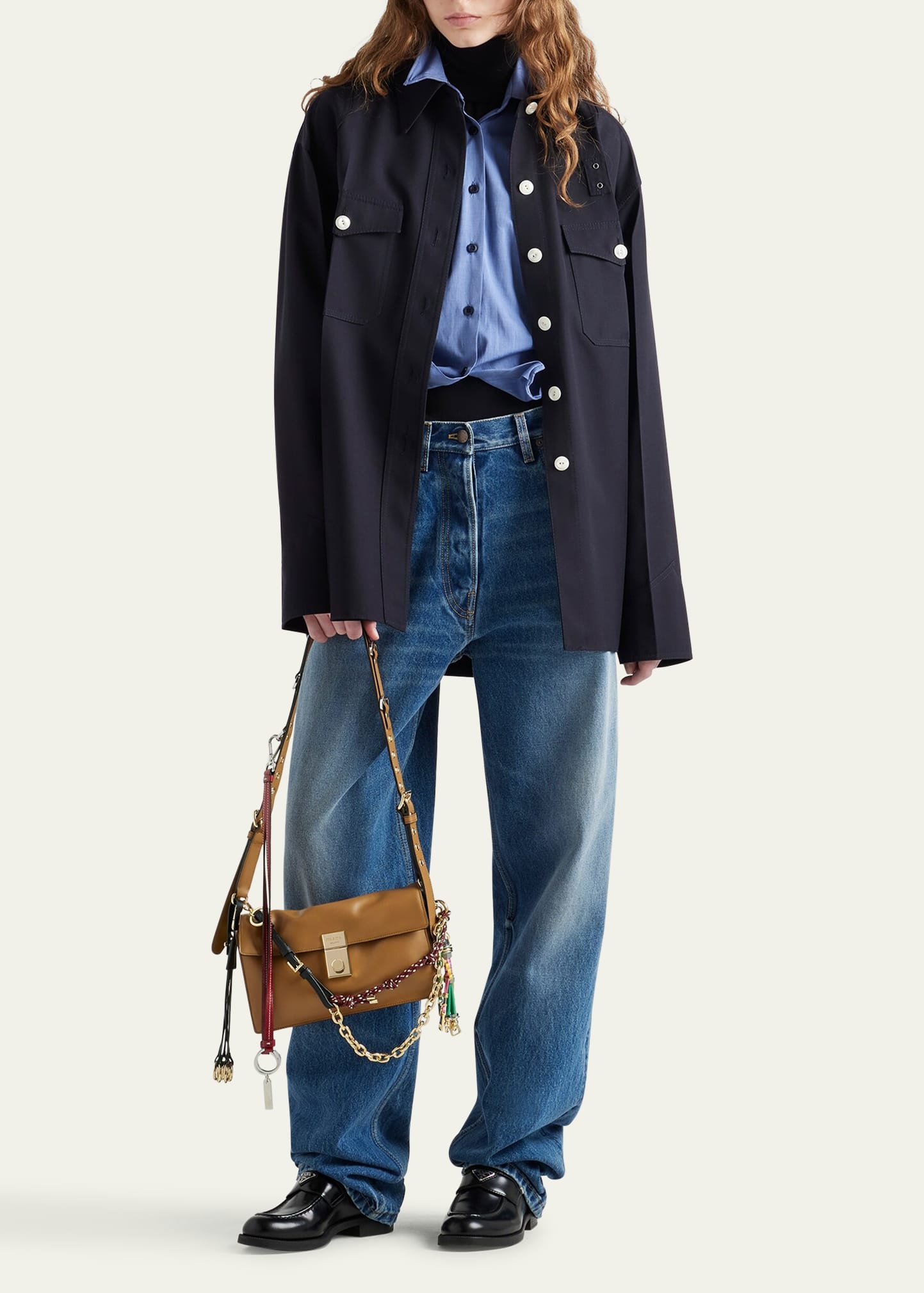 Soft Sound Leather Shoulder Bag - 5