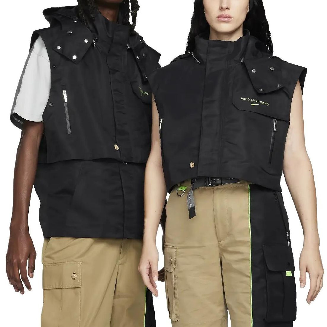 Nike x Feng Chen Wang Transform Jacket 'Black khaki' DV3999-068 - 3