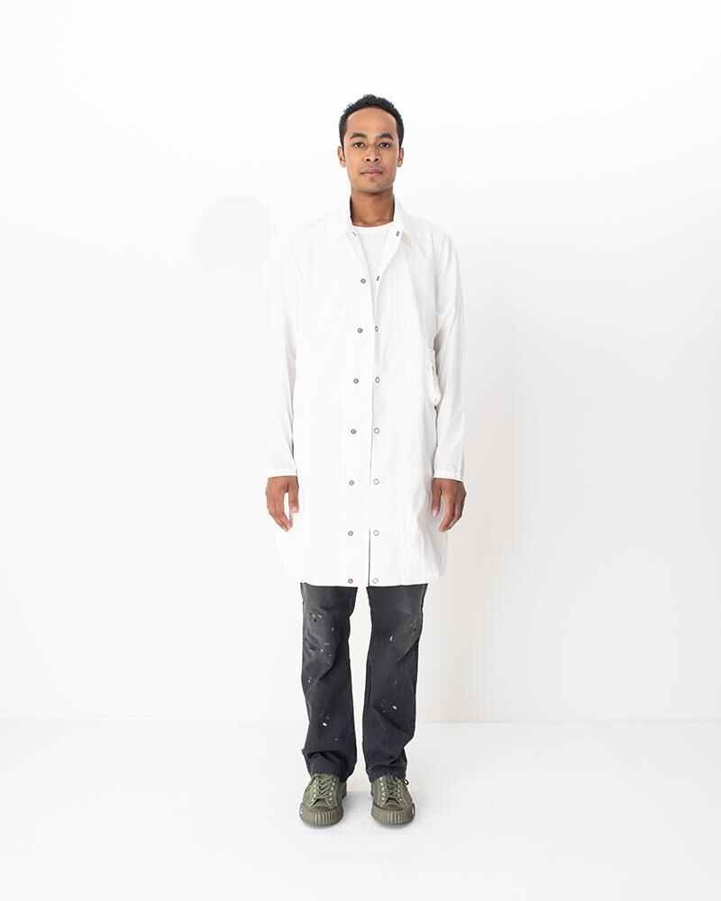 visvim FOUR WINDS COAT WHITE outlook