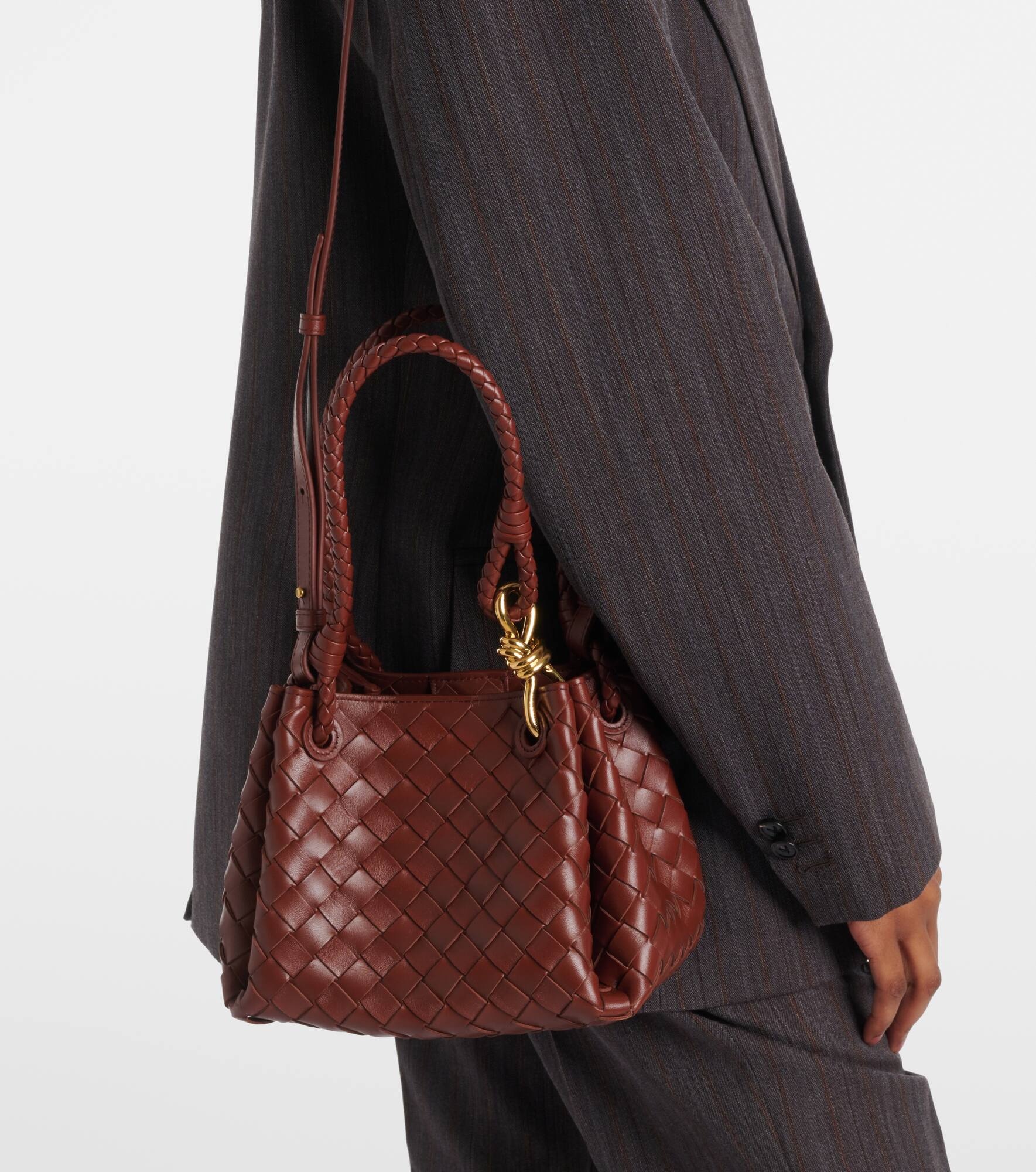 Parachute Small Intrecciato leather tote bag - 2