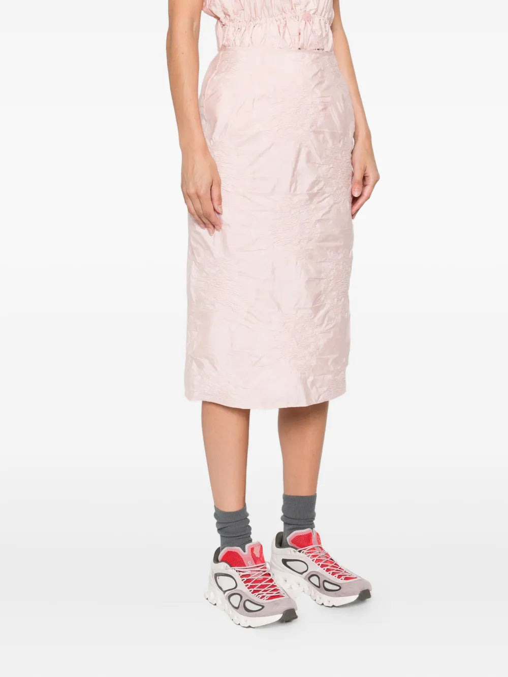 Midi Pencil Skirt - 3