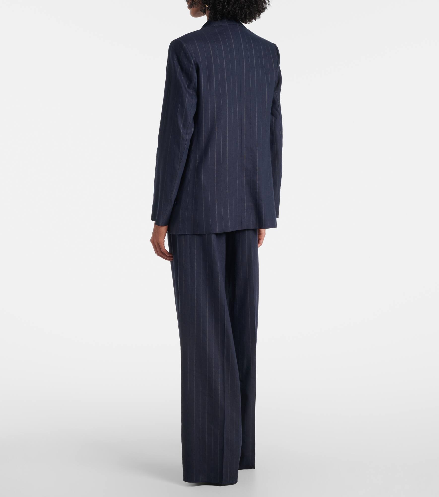 Modern Sophistication linen-blend blazer - 3