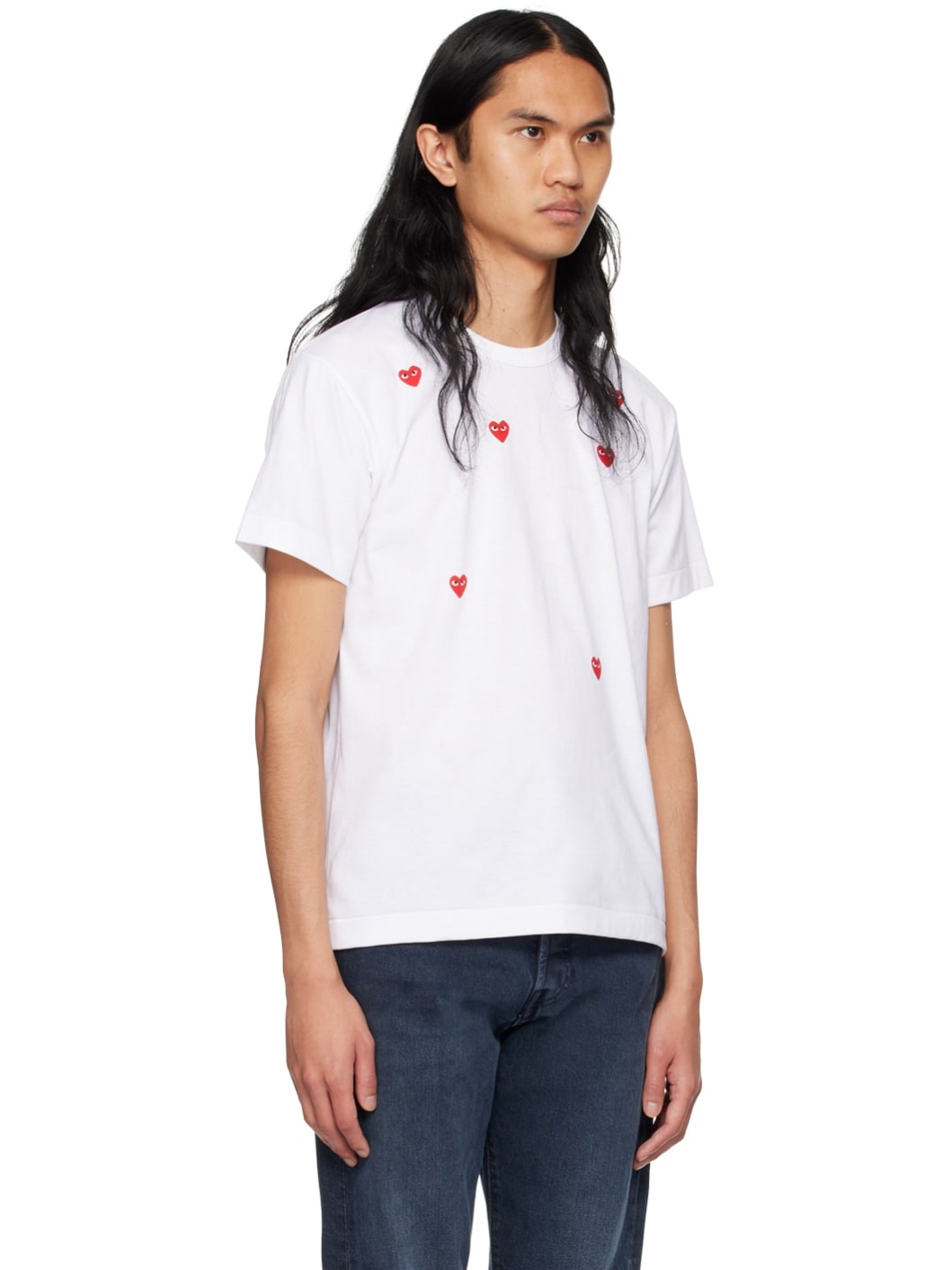 White Many Heart T-Shirt - 2