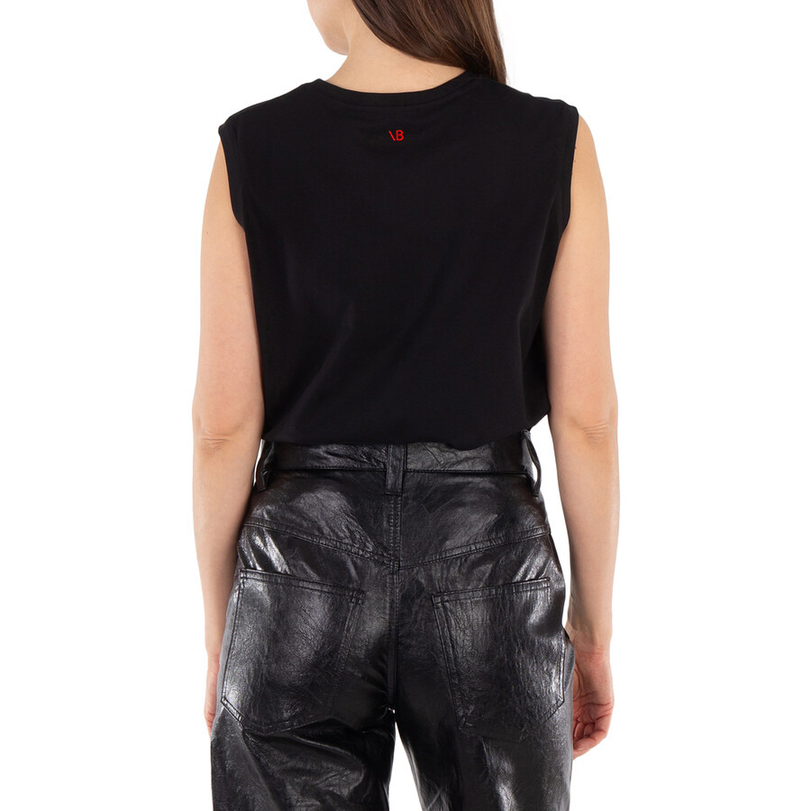 Victoria Beckham Sleeveless Organic Cotton Top - 3