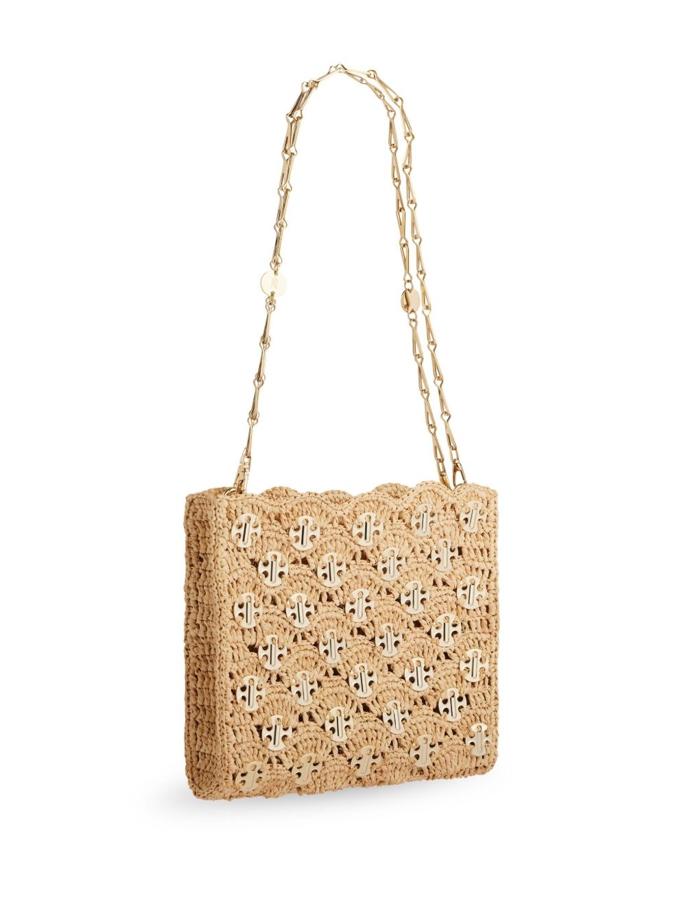 Iconic 1969 raffia shoulder bag - 4
