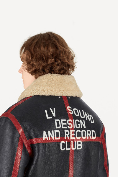 Louis Vuitton Shearling Aviator with Python outlook