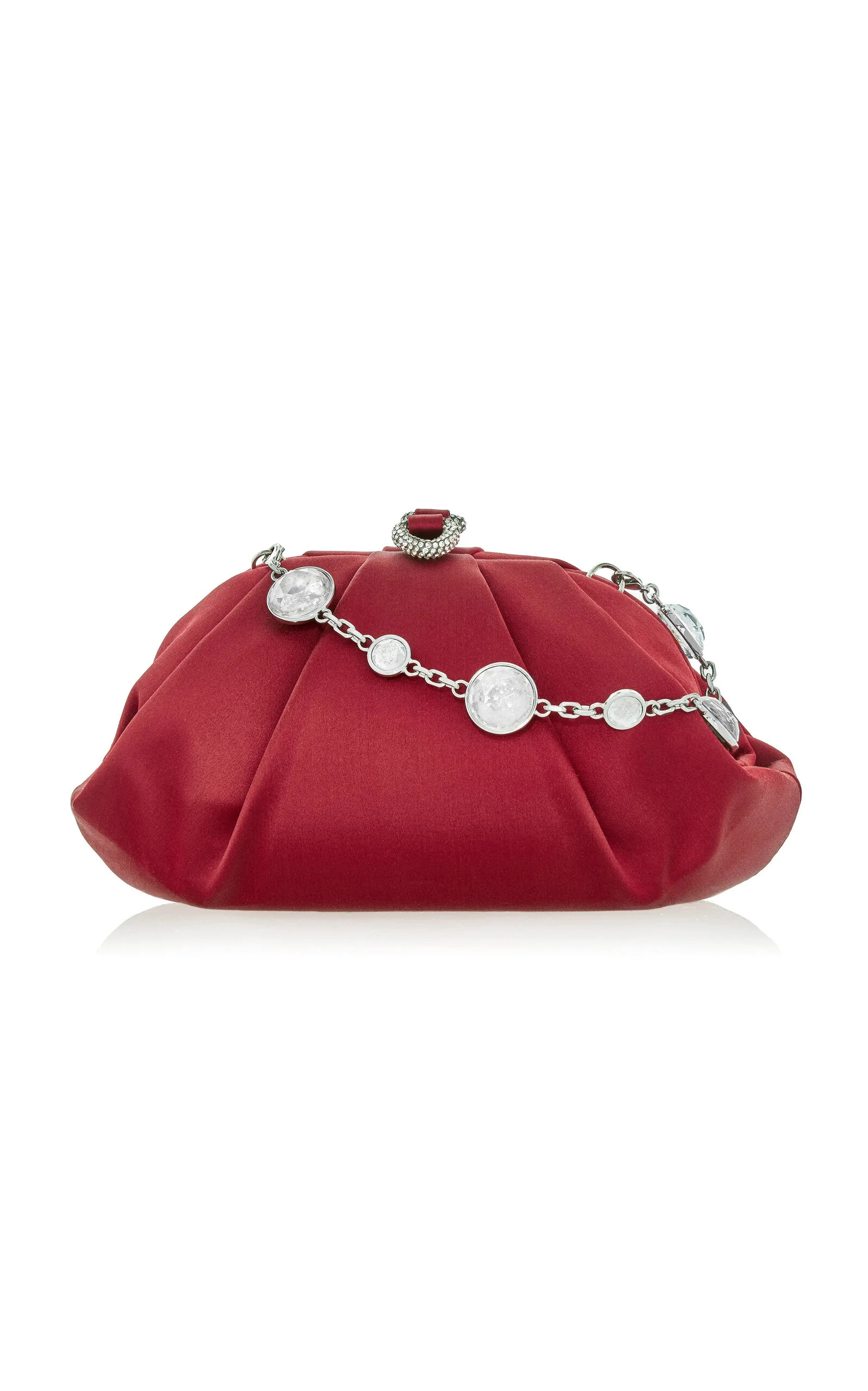 Gemma Satin Clutch red - 1