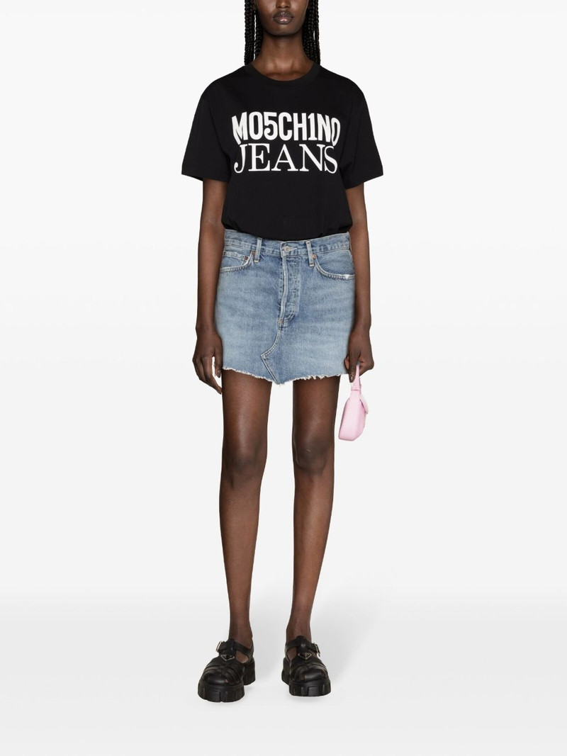 Moschino logo-print cotton T-shirt outlook