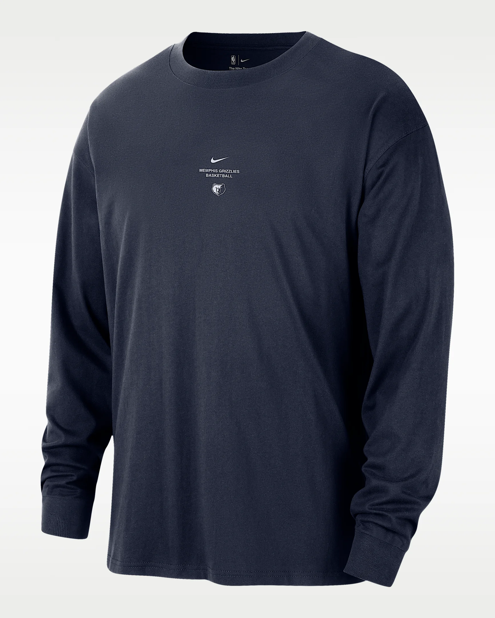Memphis Grizzlies Standard Issue Men's Basketball Long-Sleeve Top - 1