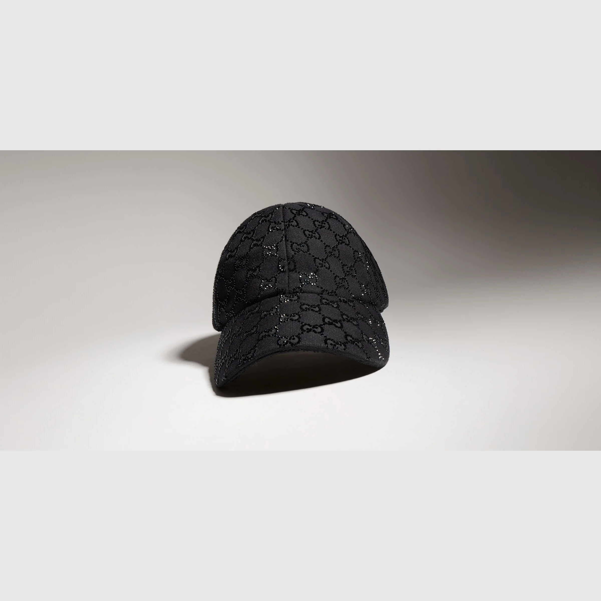 GG canvas baseball hat with crystals - 1