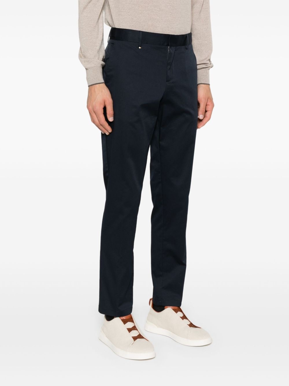 slim-fit tailored trousers - 3