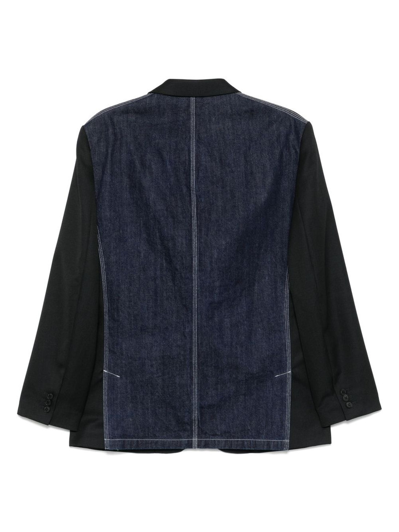 Comme des Garçons Homme denim-panel blazer outlook