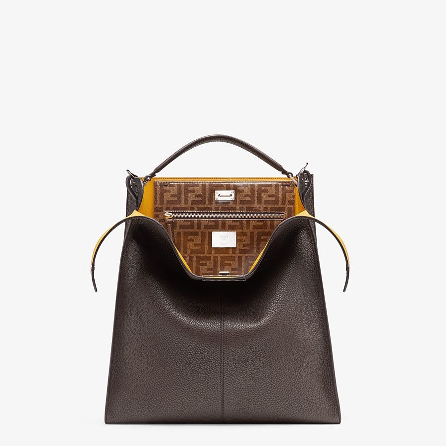 Brown leather bag - 1