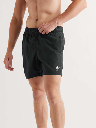 adidas Originals Logo-Print Recycled Shell Swim Shorts outlook