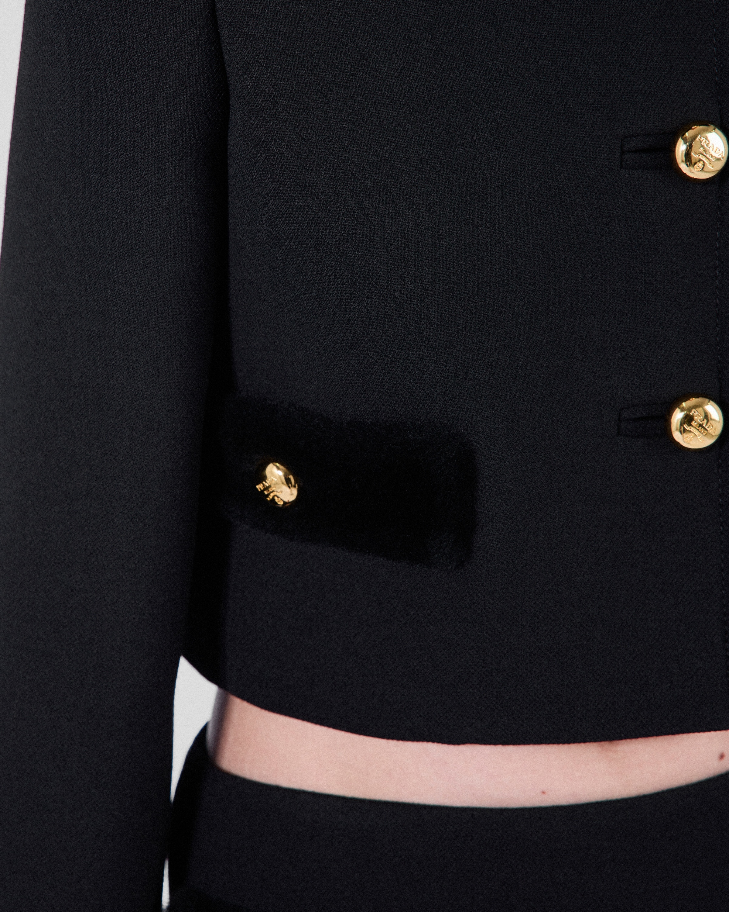 Natté single-breasted jacket - 4