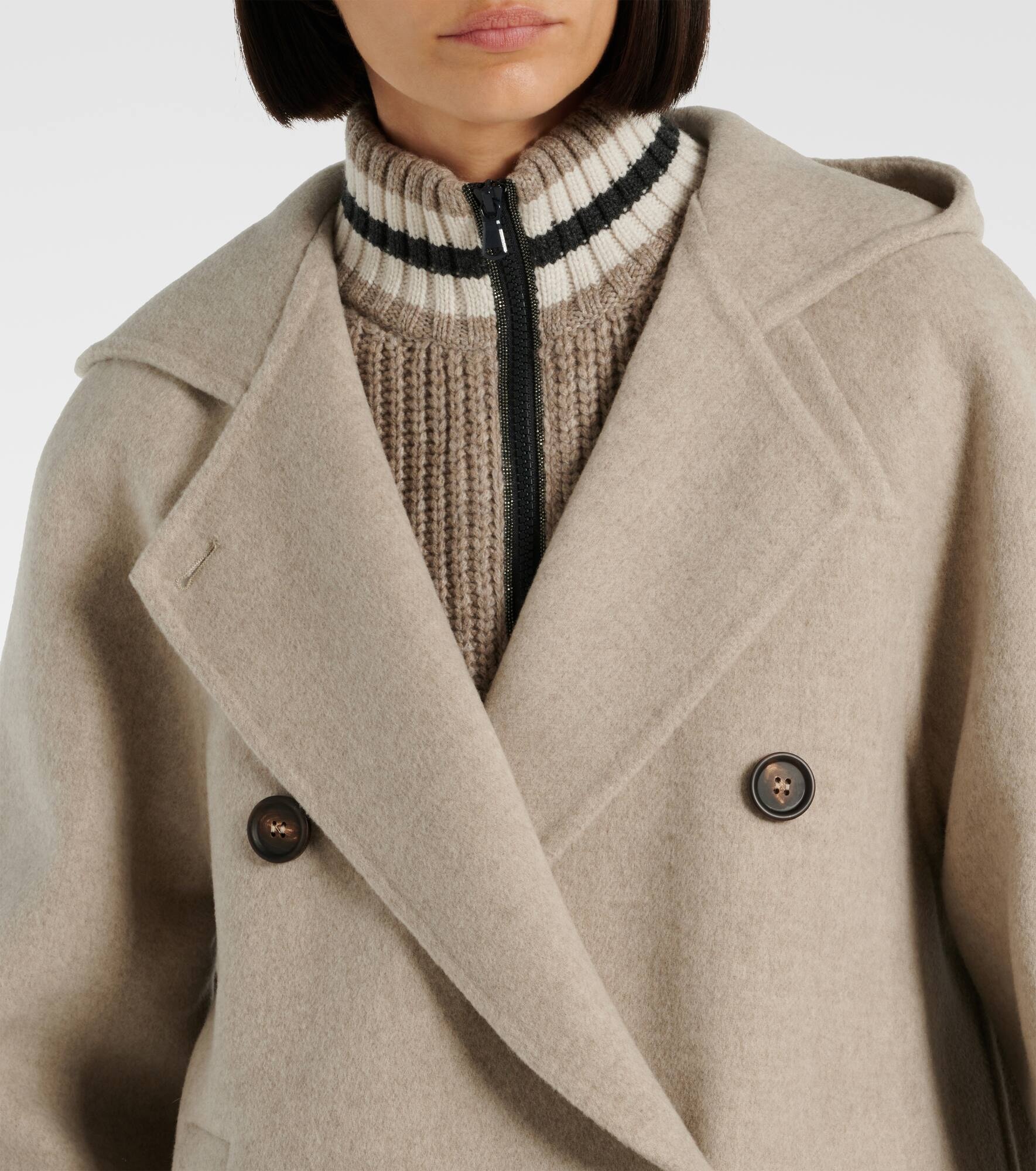 Wool and cashmere jacket - 4