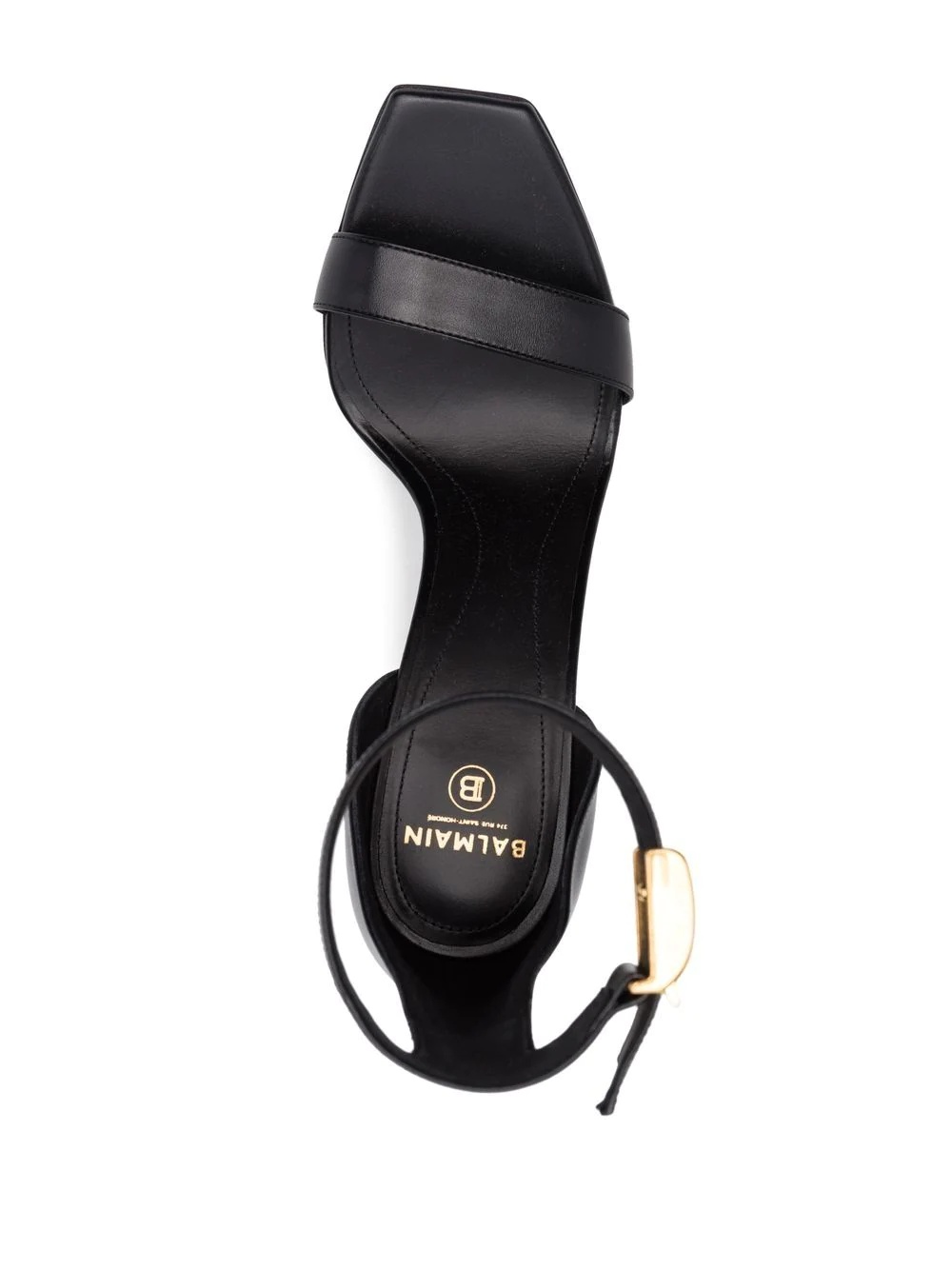 logo-buckle 95mm pumps - 4