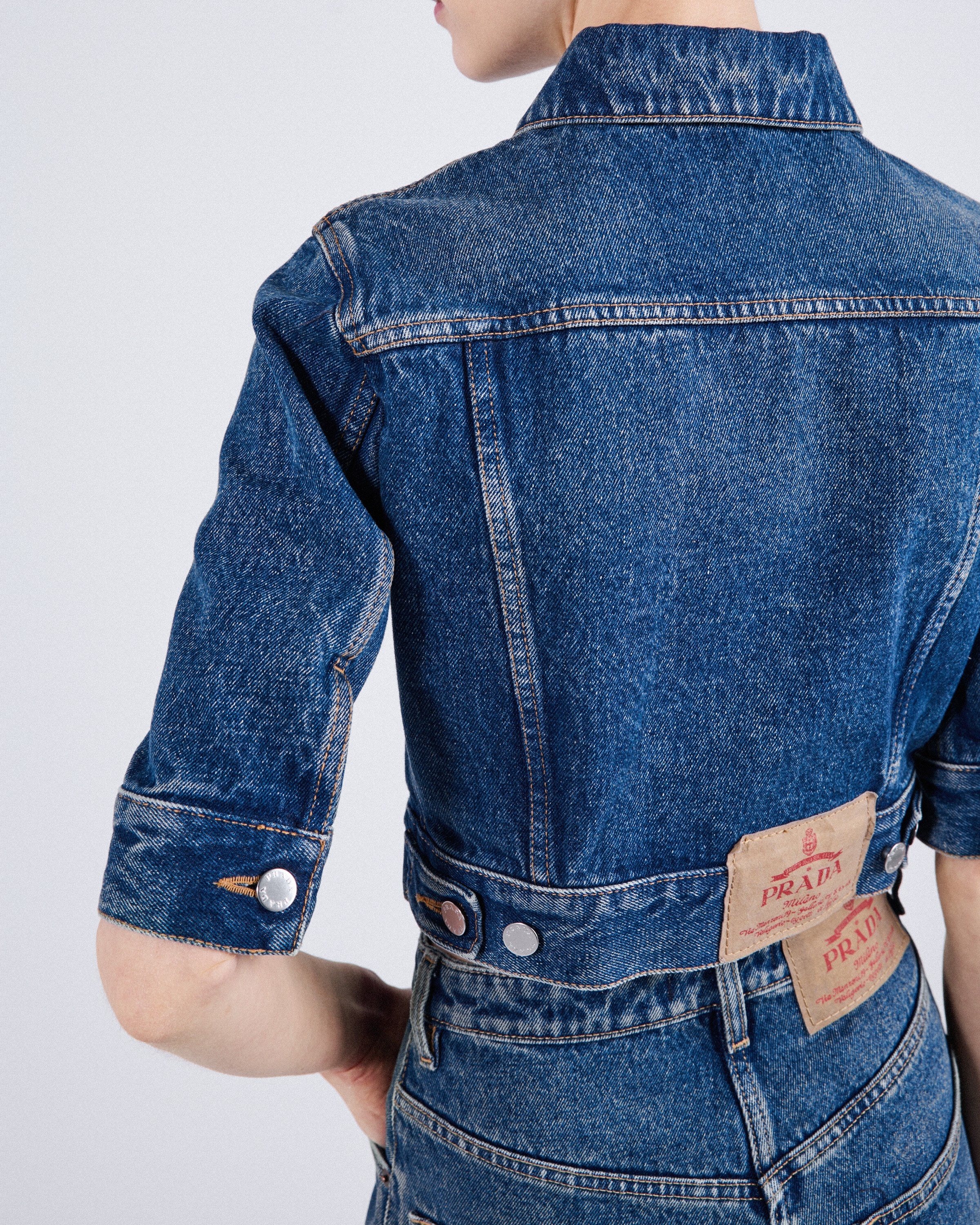 Denim blouson - 4