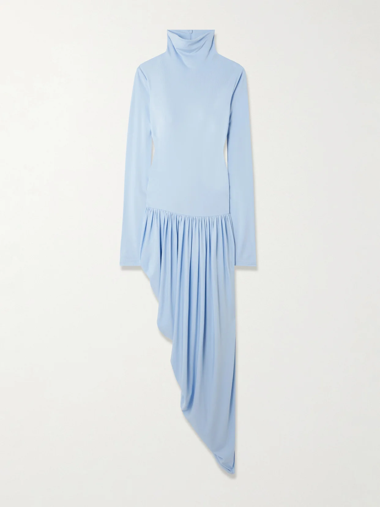 Solina Draped Jersey Mock-neck Maxi Dress - 1