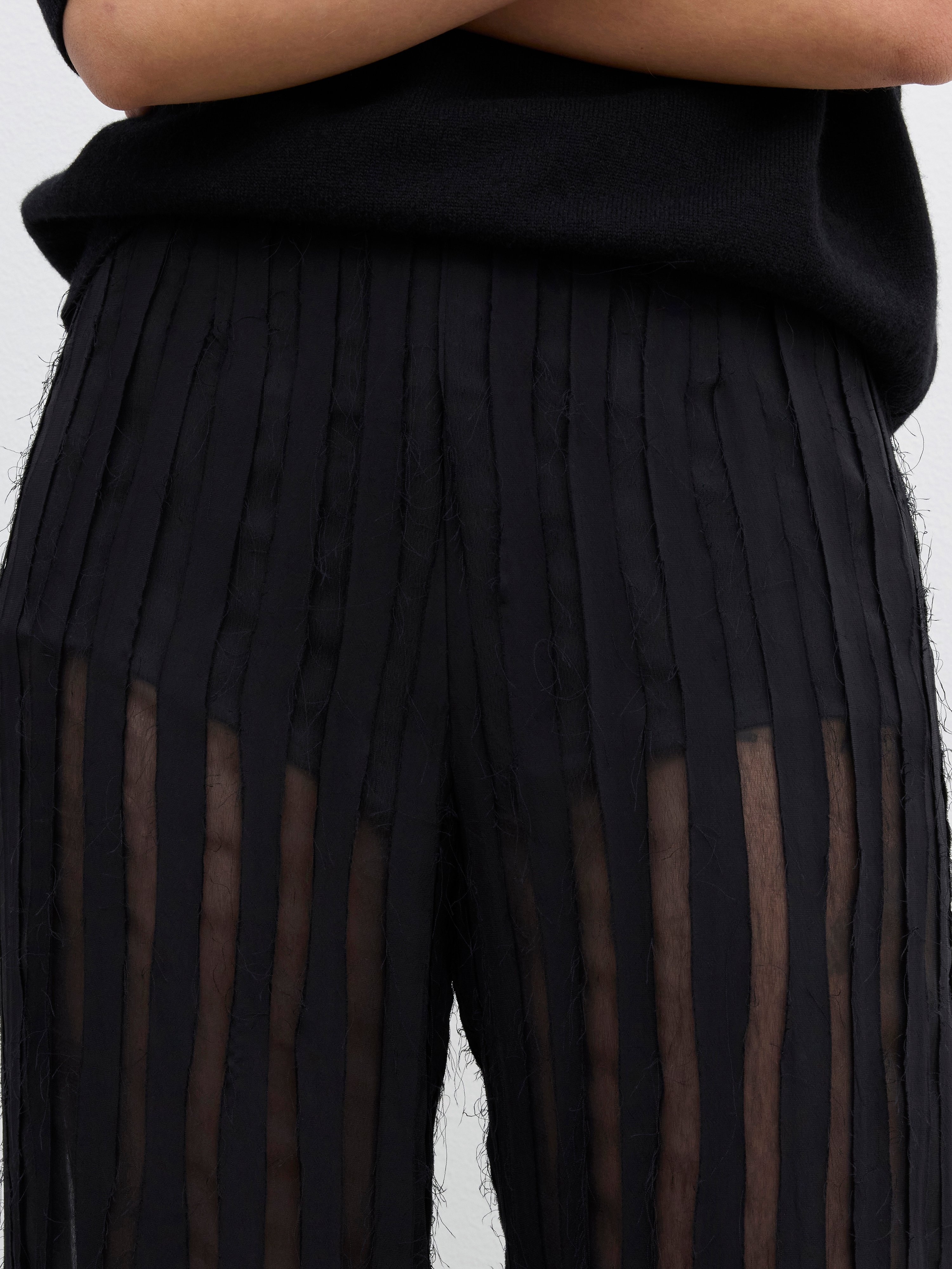 Stripe sheer trouser - 3