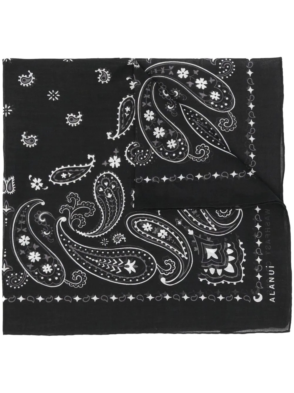 bandana-print scarf - 1