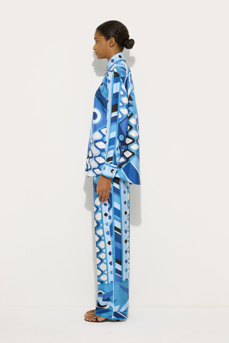 PUCCI VIVARA PRINT SHIRT WITH EMBROIDERY outlook