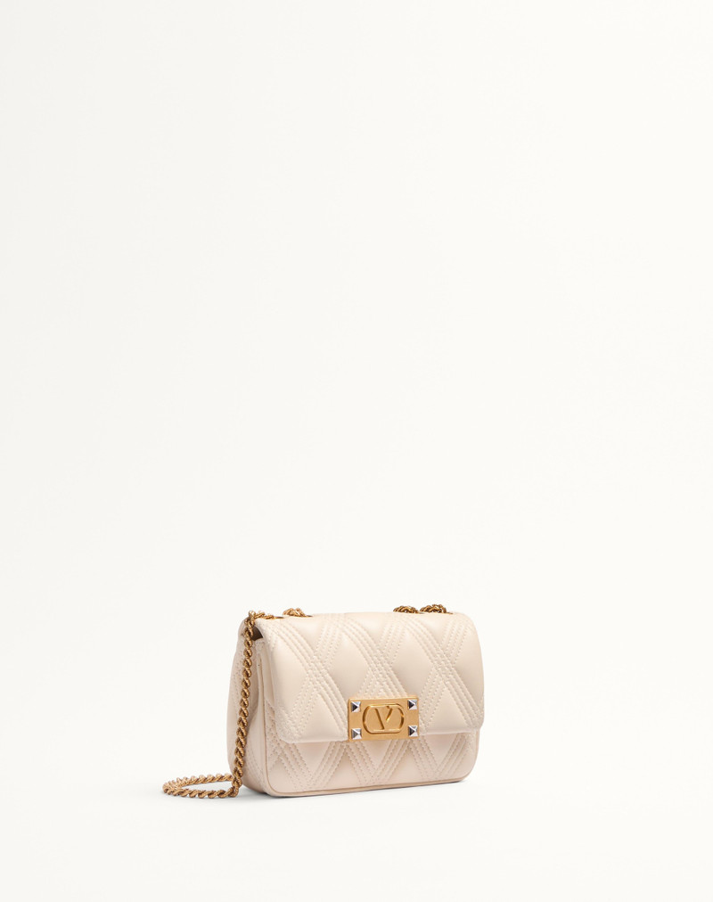 Valentino VALENTINO GARAVANI QUILTIE 67 SMALL SHOULDER BAG IN QUILTED NAPPA outlook