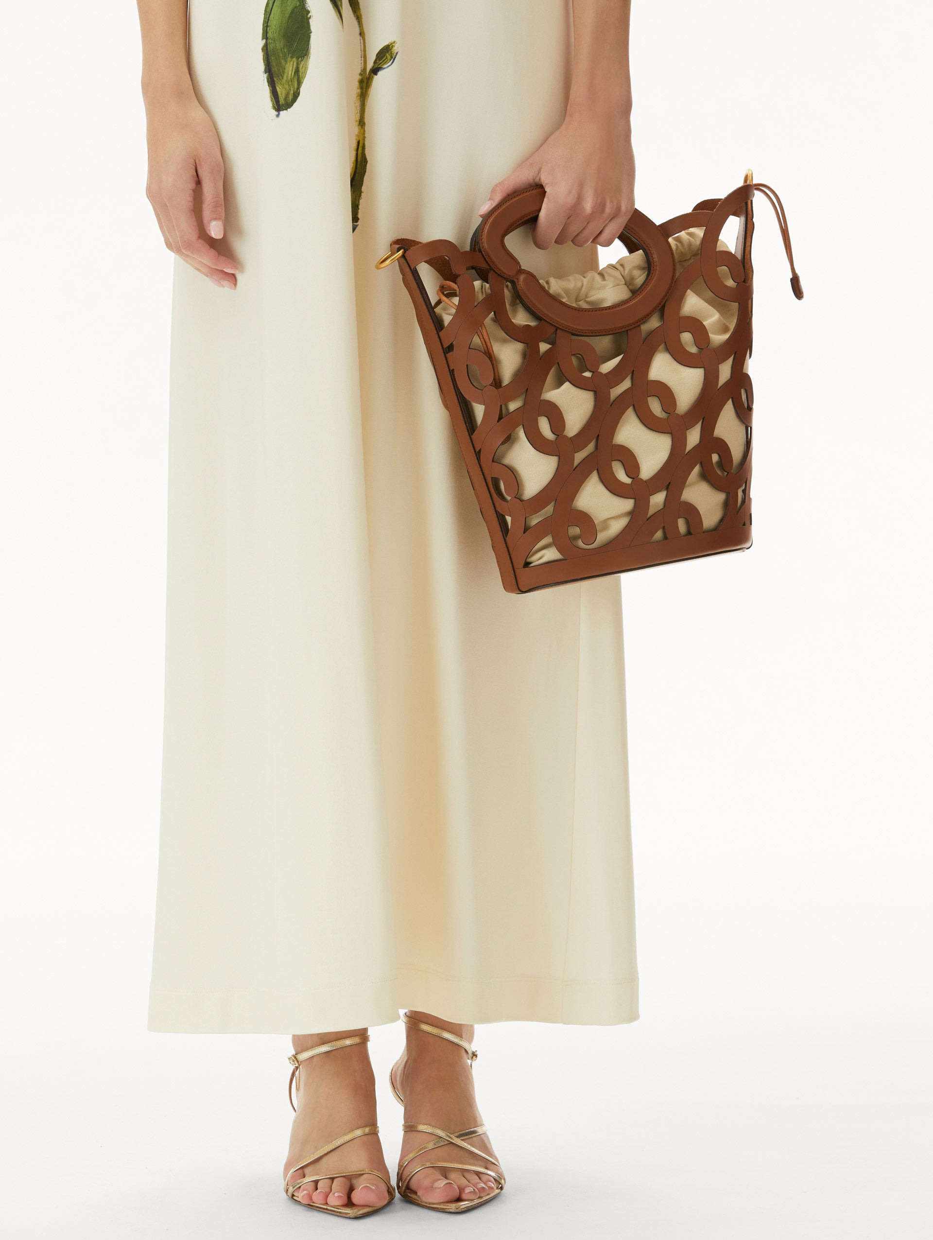OSCAR CHAIN-LINK LEATHER TOTE - 2