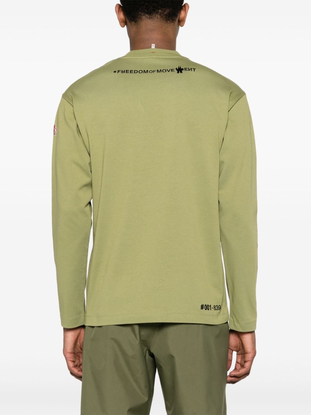 logo-appliquÃ© cotton sweatshirt - 4