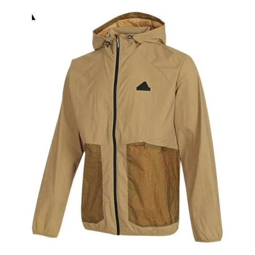adidas adidas Tech Lightweight Woven Jacket Asia Sizing 'Brown