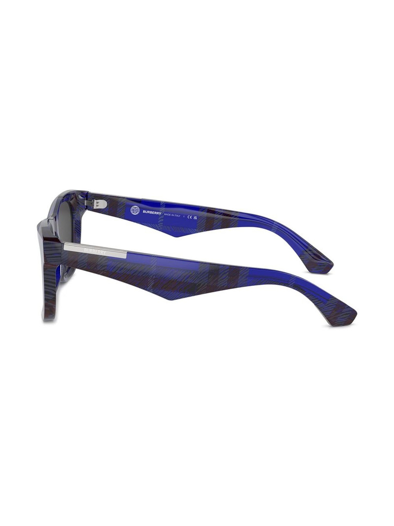 checkered square-frame sunglasses 3