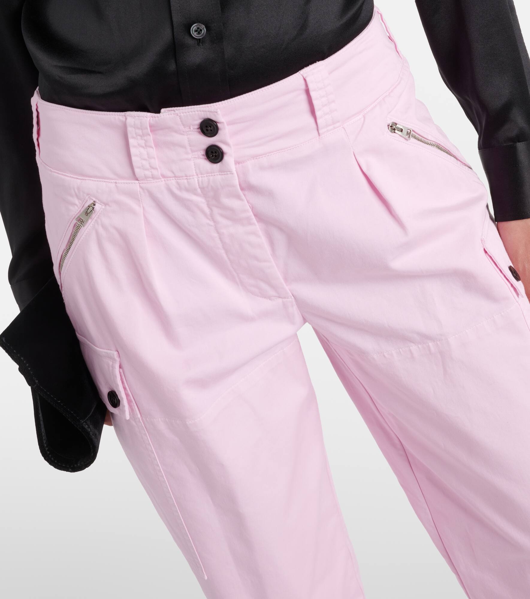 Cotton cargo pants - 4