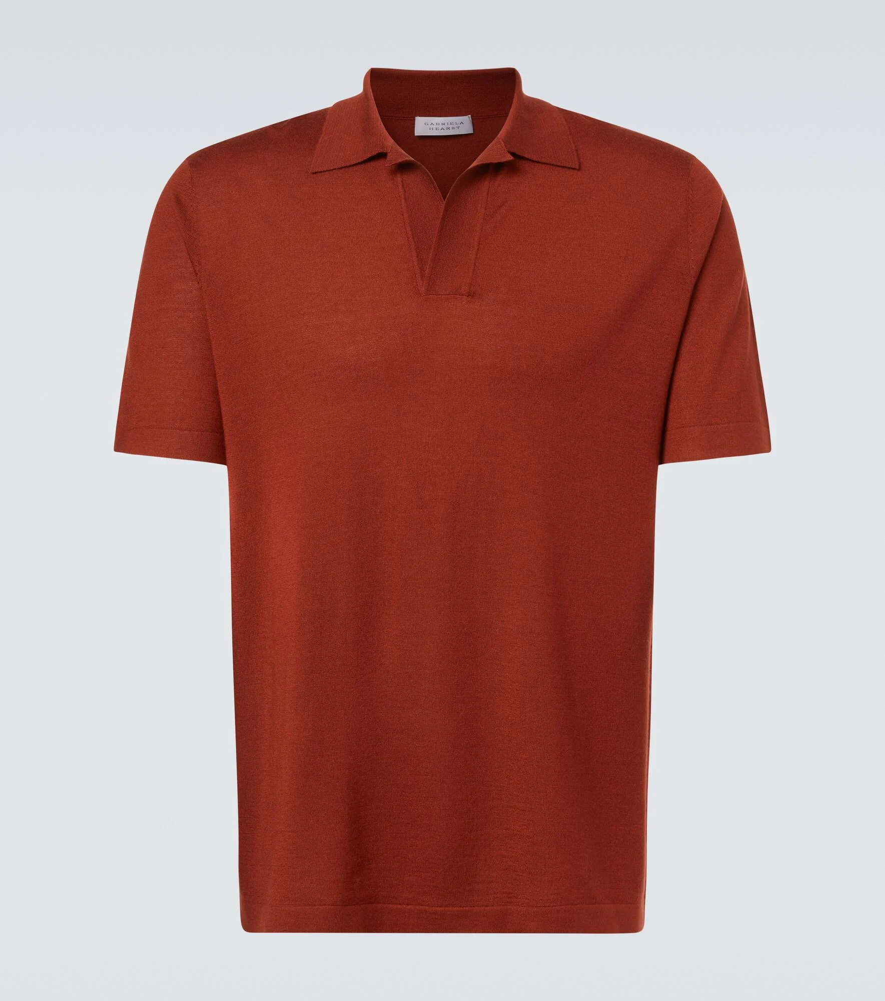 Cashmere and silk polo sweater - 1