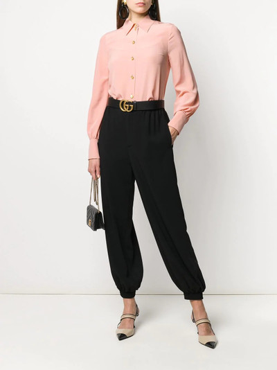 GUCCI Cady harem-style trousers outlook