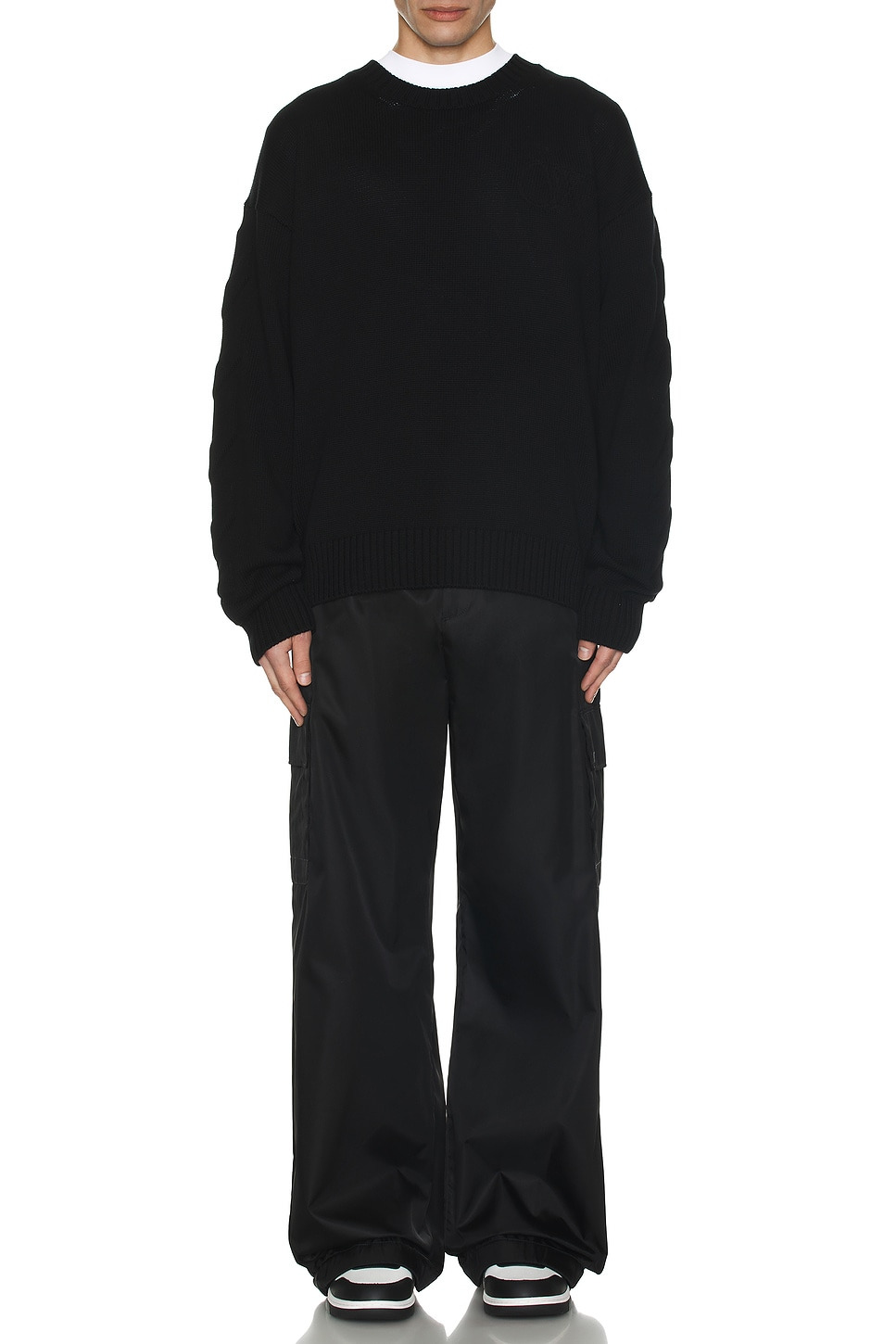 Emb Nylon Cargo Pant - 7