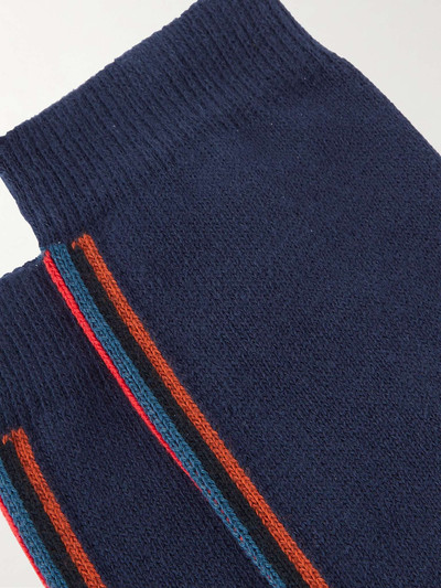 Paul Smith Striped Cotton-Blend Socks outlook