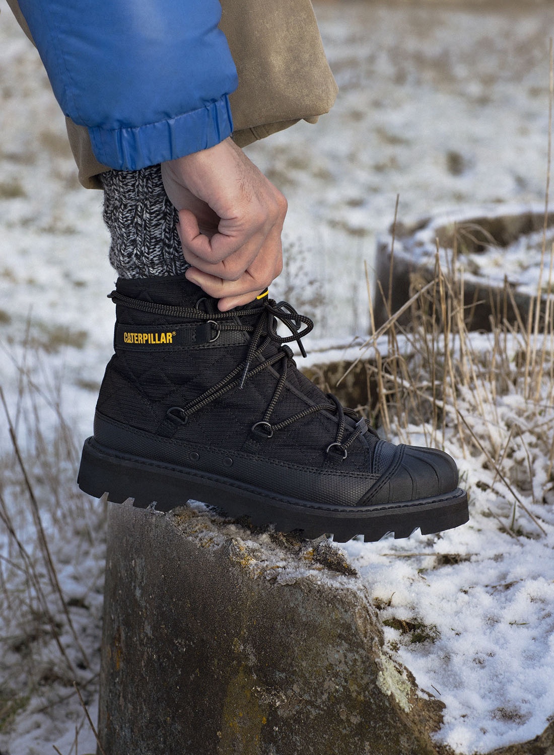 CAT Footwear x Nigel Cabourn Omaha Lace in Black - 2